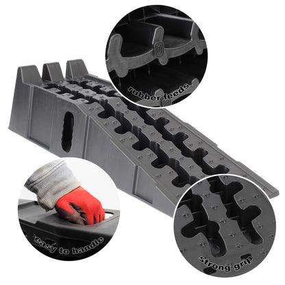 XPOtool plastic car ramps up to 5t for heavier vehicles (2 pieces)