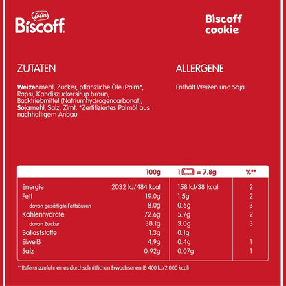 Lotus Biscoff: Original Caramelized Biscuit (300 biscuits) | Vegan - 1.875 kg