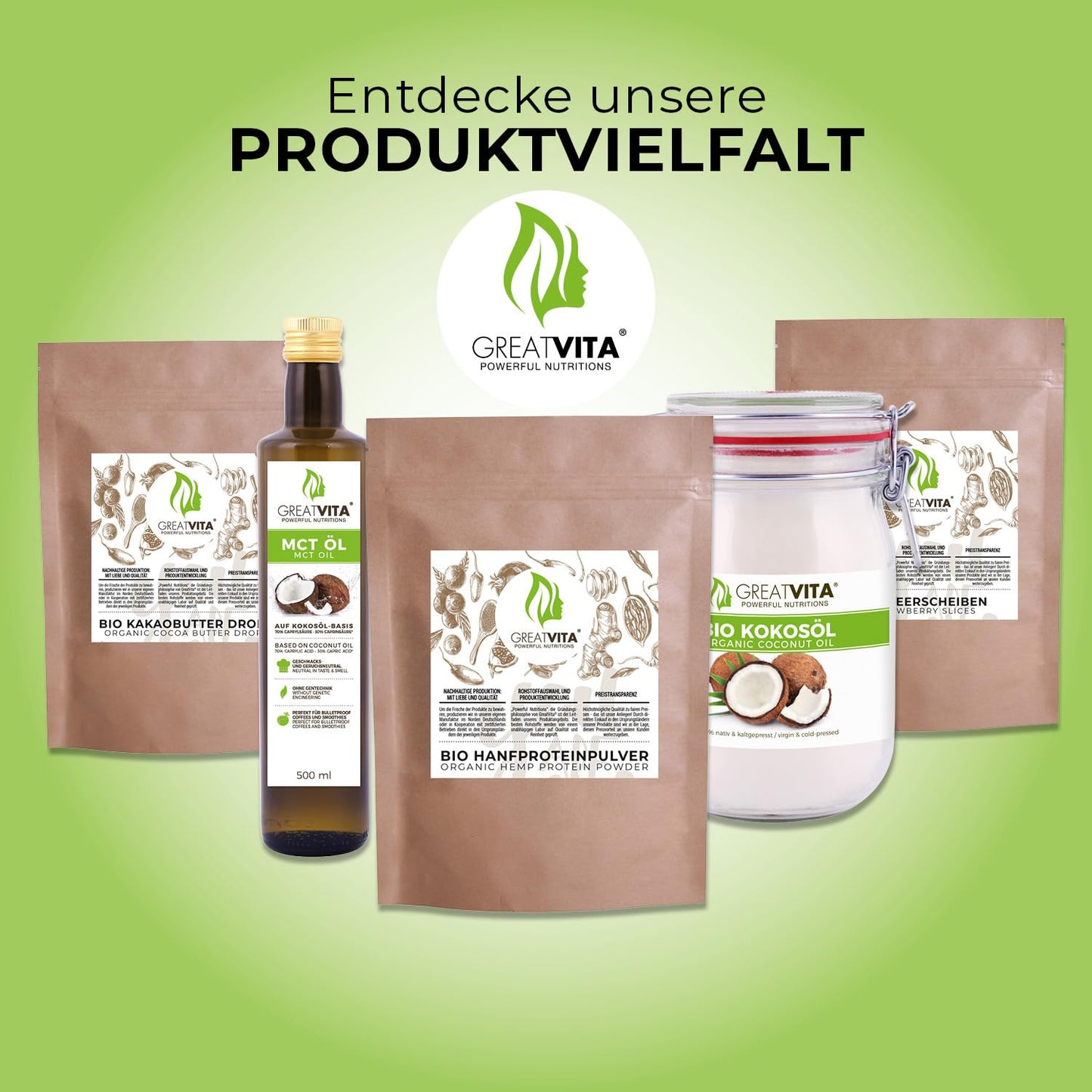 GreatVita 100% Organic Apple Cider Vinegar (2x 500ml - 1 Liter): Naturally cloudy &amp; unfiltered from organic farming