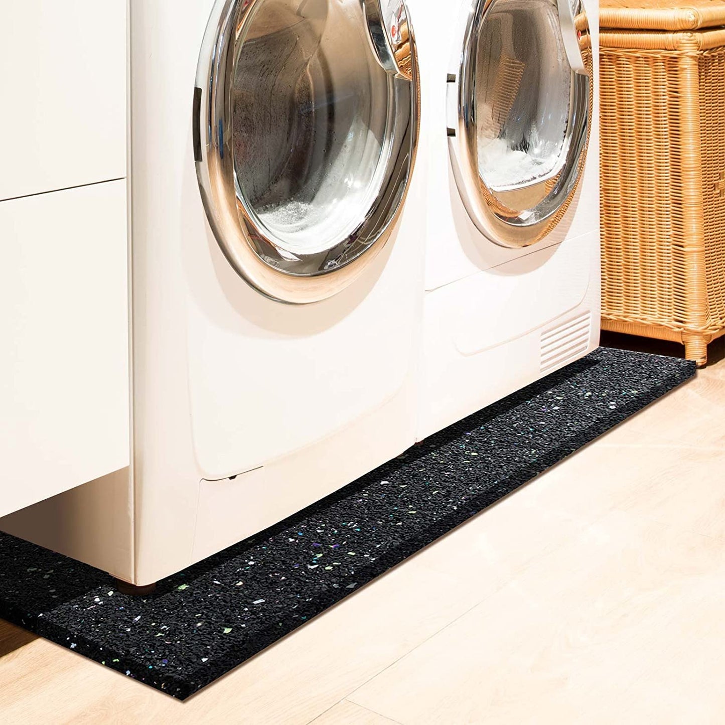 Floordirekt Antivibrationsmatte (60x60cm) | Gummimatte für Waschmaschine, Schallschutz