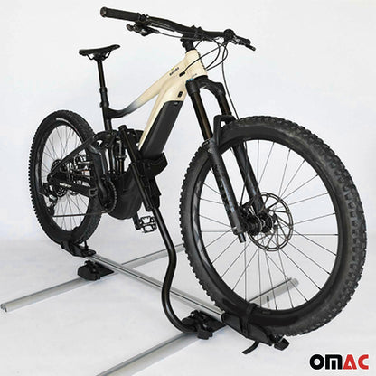 OMAC Farad P-Style roof bike rack for bikes up to 25 kg | TÜV-approved, steel