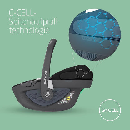 Maxi-Cosi Pebble 360 i-Size Babyschale | Neugeborenen Autositz (360 Grad, 0-15 Monate)