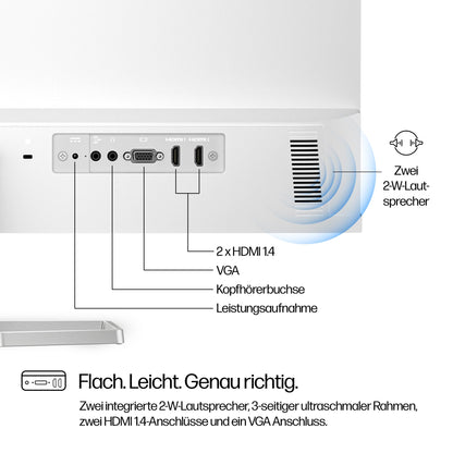 HP Series 5 (527sa) FHD IPS Monitor with Speakers | 27-inch, 100Hz, Anti-Glare, Tilt