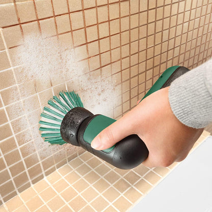 Bosch Home and Garden Akku-Reinigungsbürste mit 4 Reinigungsaufsätze, USB-Aufladung