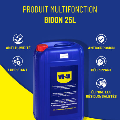 WD-40 Multifunktionsöl (25 Liter Kanister) für Werkstatt, Betrieb und Landwirtschaft