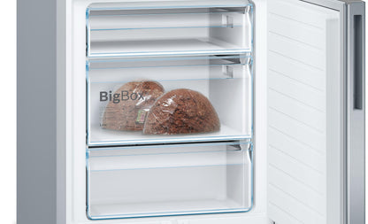 Bosch KGE49AICA Kühl-Gefrier-Kombination XXL VitaFresh: AntiFingerprint
