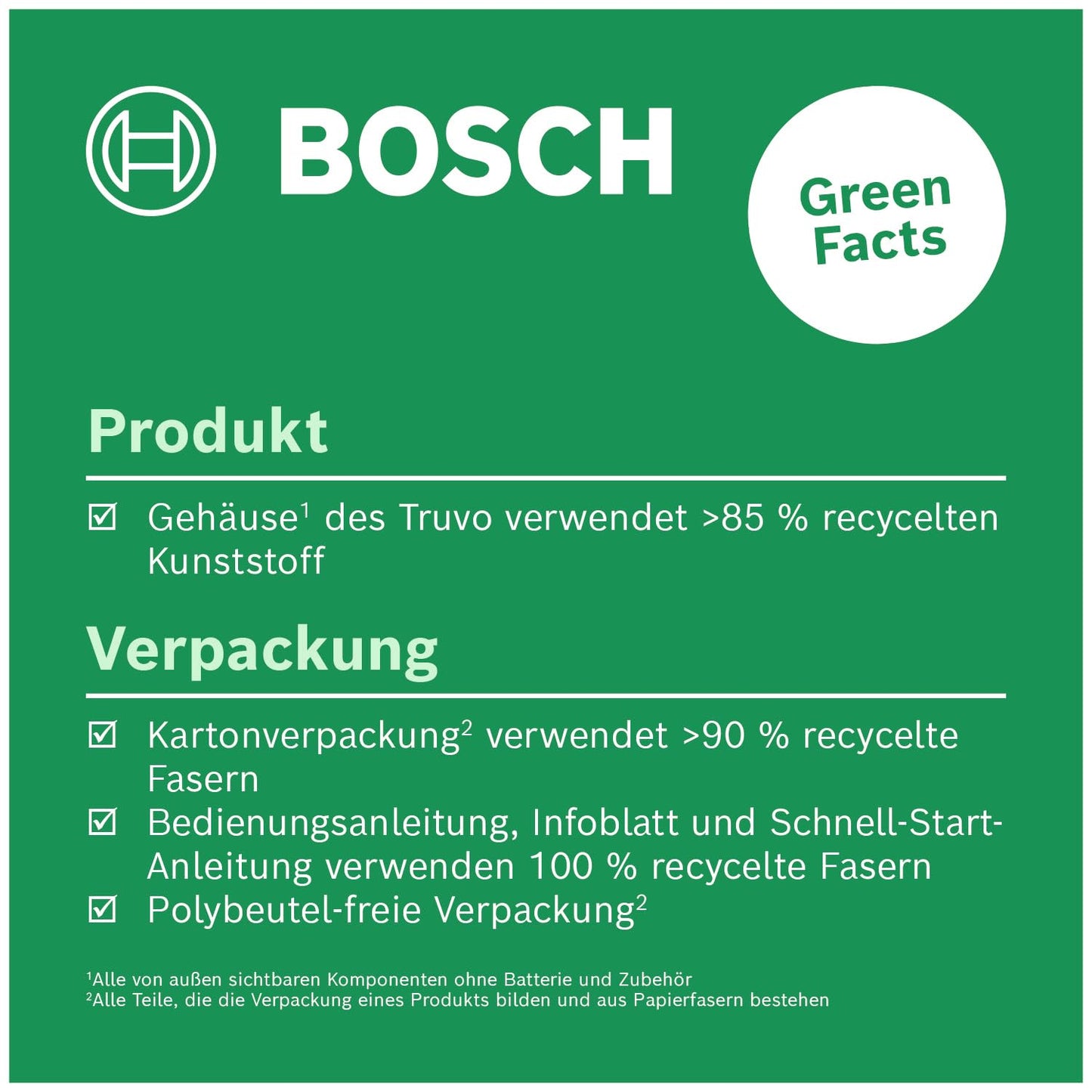 Bosch Ortungsgerät 'Truvo der 2. Generation' mit Ein-Knopf-Bedienung: Wandscanner bis 70mm