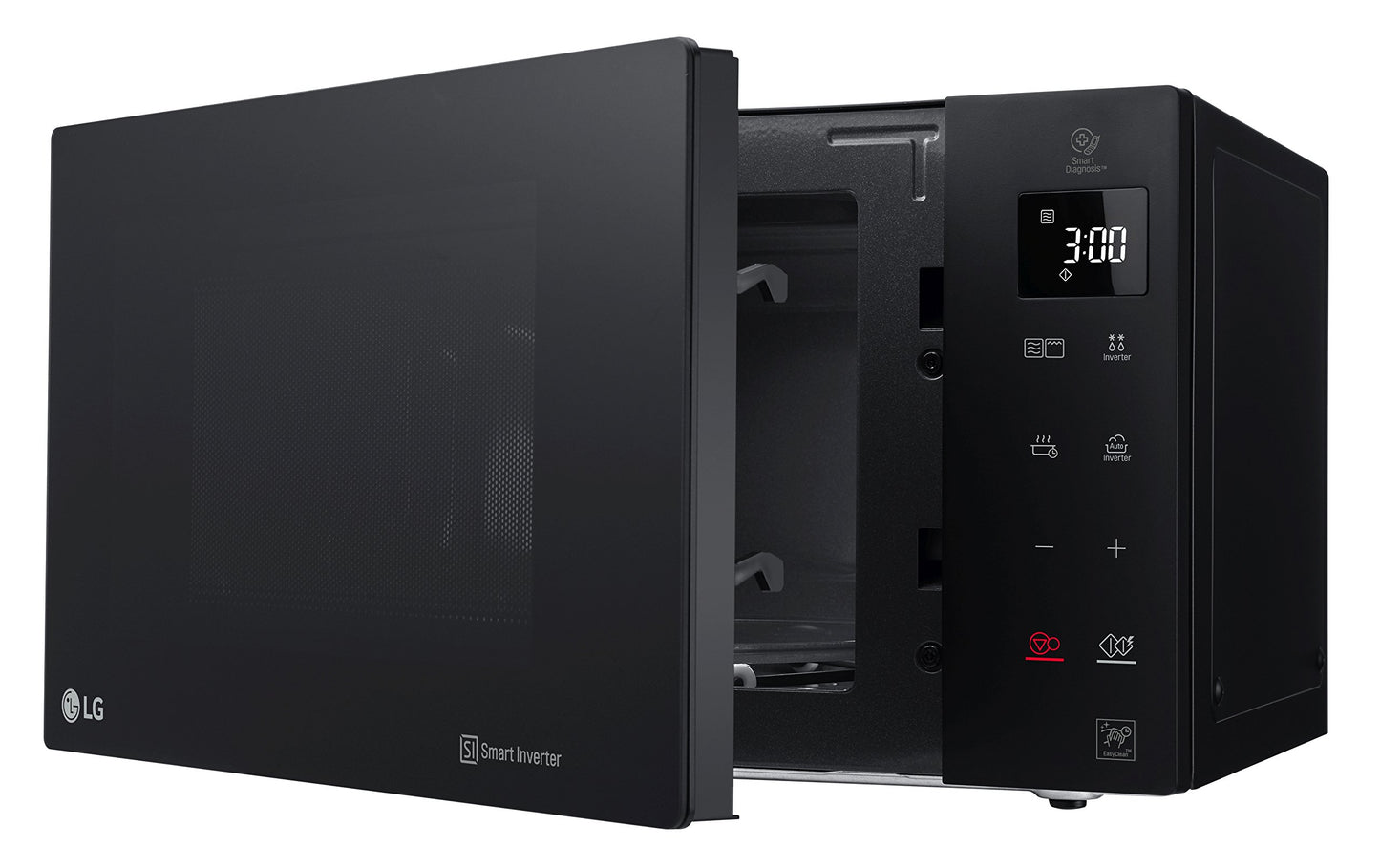 LG MH6535GIS Mikrowelle mit Grill (1000W): 25 Liter, Smart Inverter, EasyClean, NeoChef