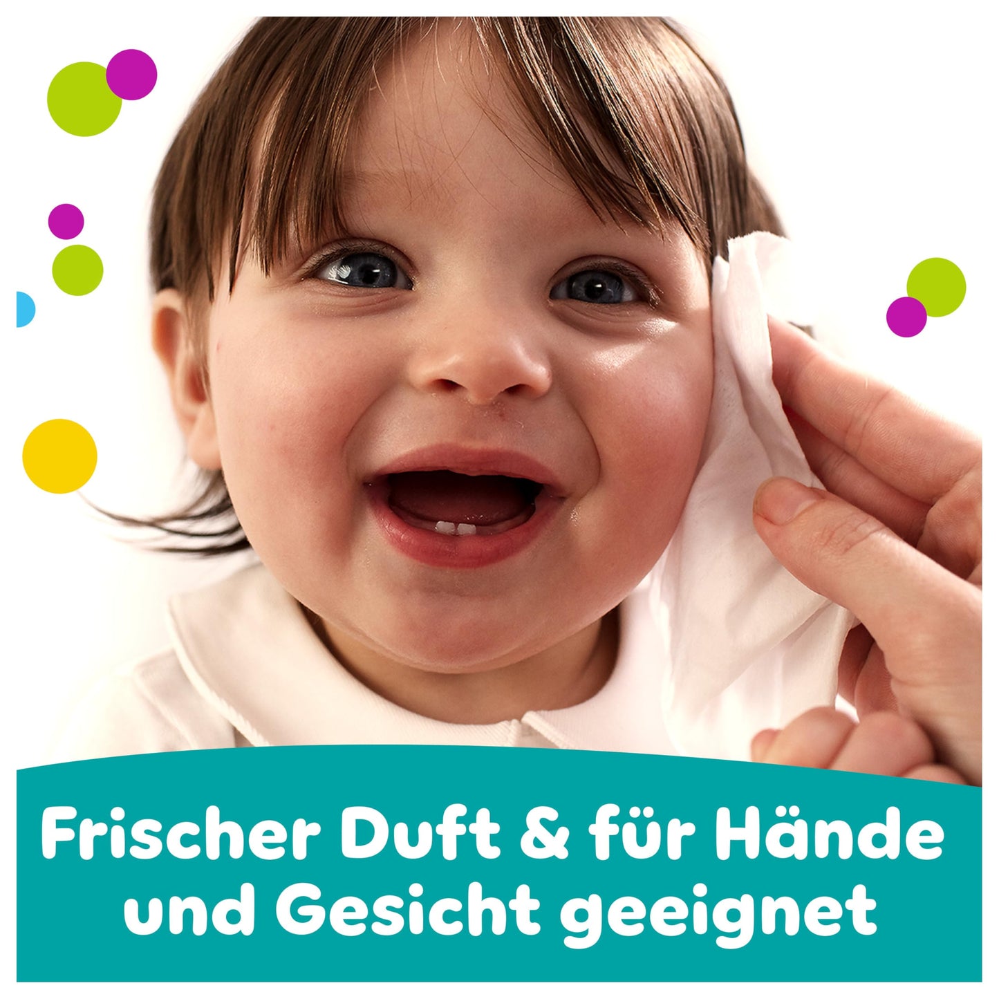 Pampers Fresh Clean Feuchttücher (15er Pack): Sanfte Reinigung für empfindliche Babyhaut, mit frischem Duft