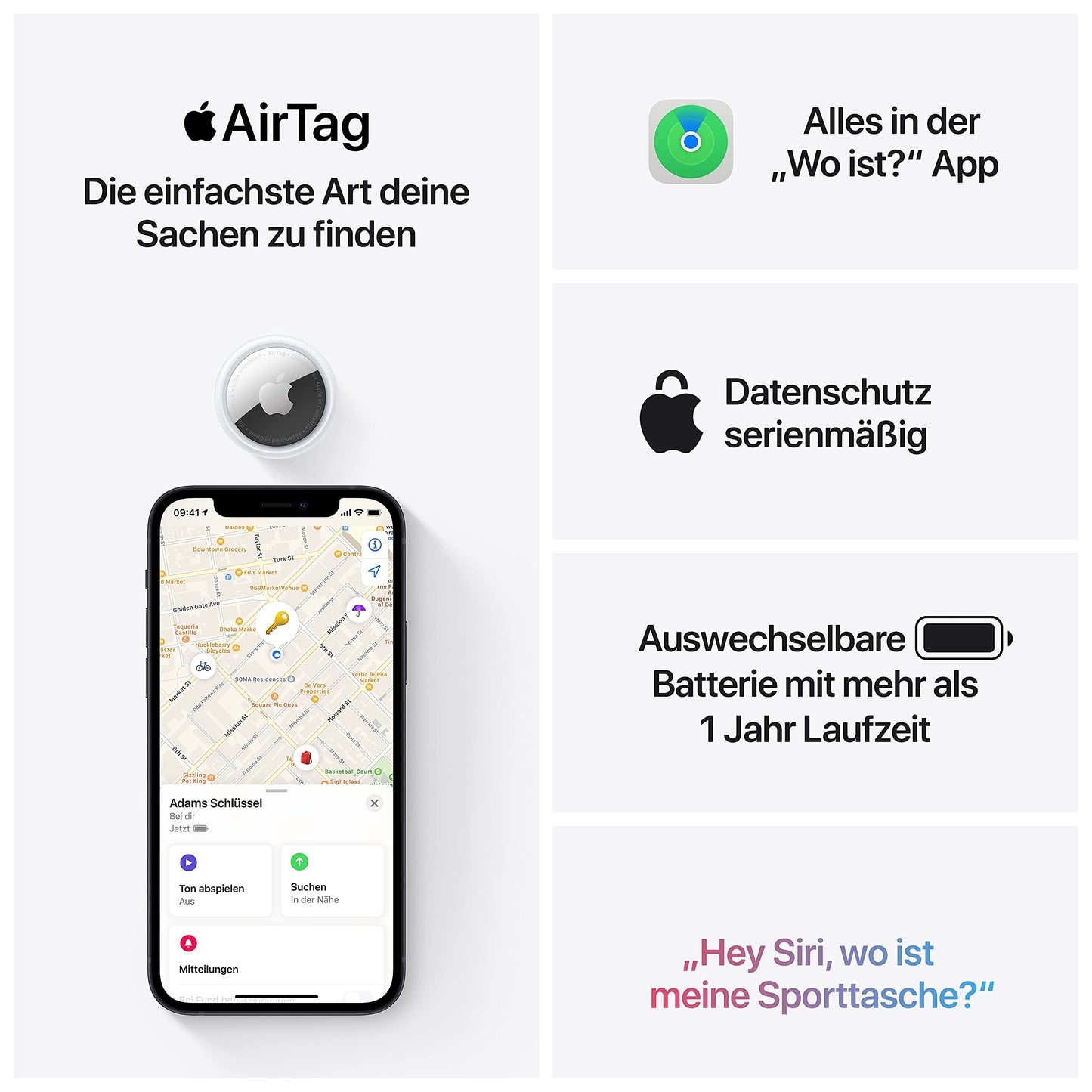 Apple AirTag - Einfaches Einrichten mit iPhone oder iPad | Behalte Deine Sachen im Blick
