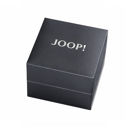 JOOP! Leder Analog Quarz-Armbanduhr für Damen: Blau inkl. Geschenk Box