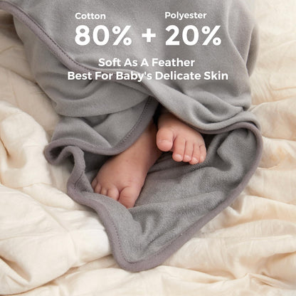 momcozy 8-piece baby hooded towel &amp; washcloth set: Soft, absorbent and gentle