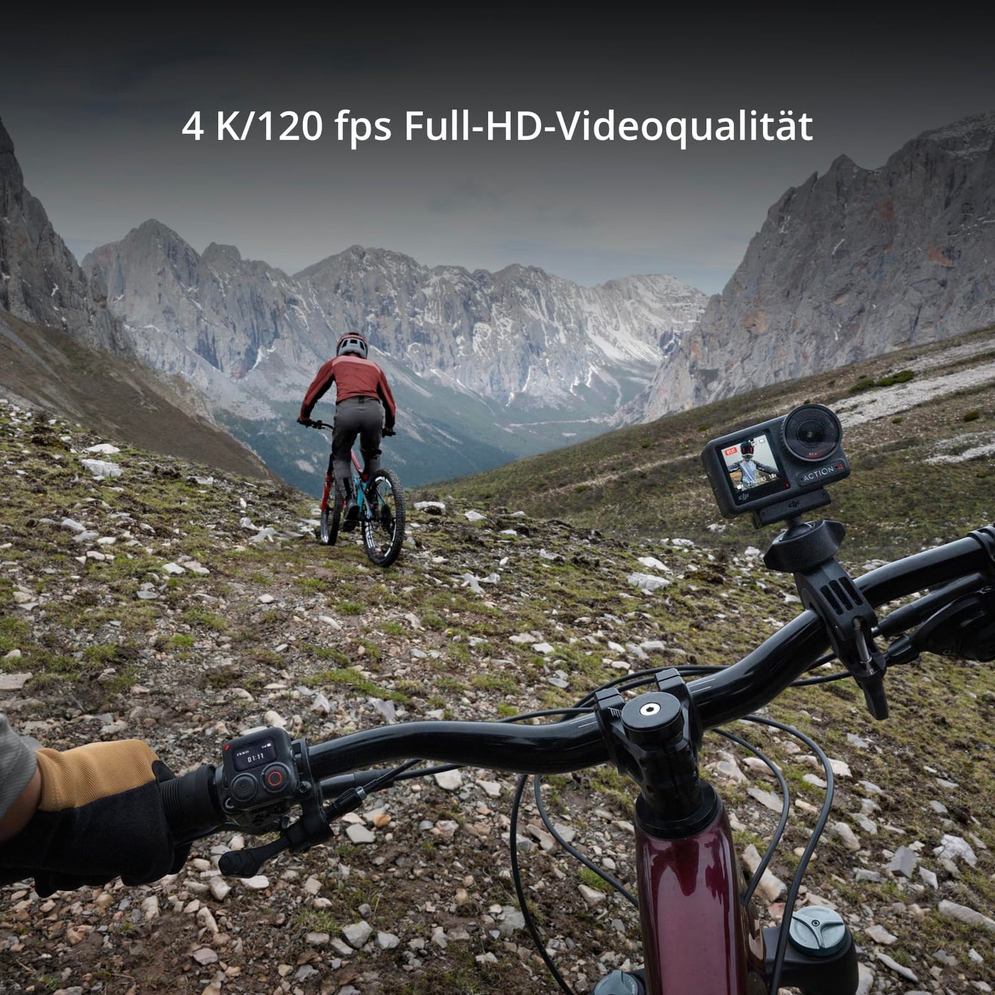 DJI Osmo Action 4 Essential Combo Action Camera: 4K/120fps, Low-Light Recording, Waterproof
