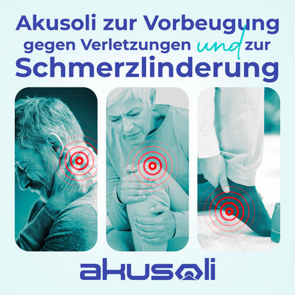 Akusoli magnetic insoles against heel spurs &amp; flat feet: Can be cut to size