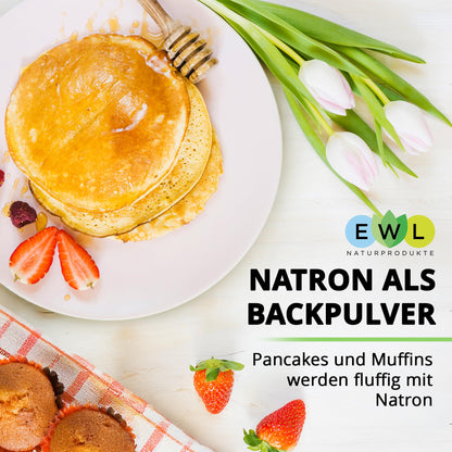 NATRON Backpulver (5kg) aus deutscher Herstellung u. Abfüllung: Wiederverschließbarer Eimer