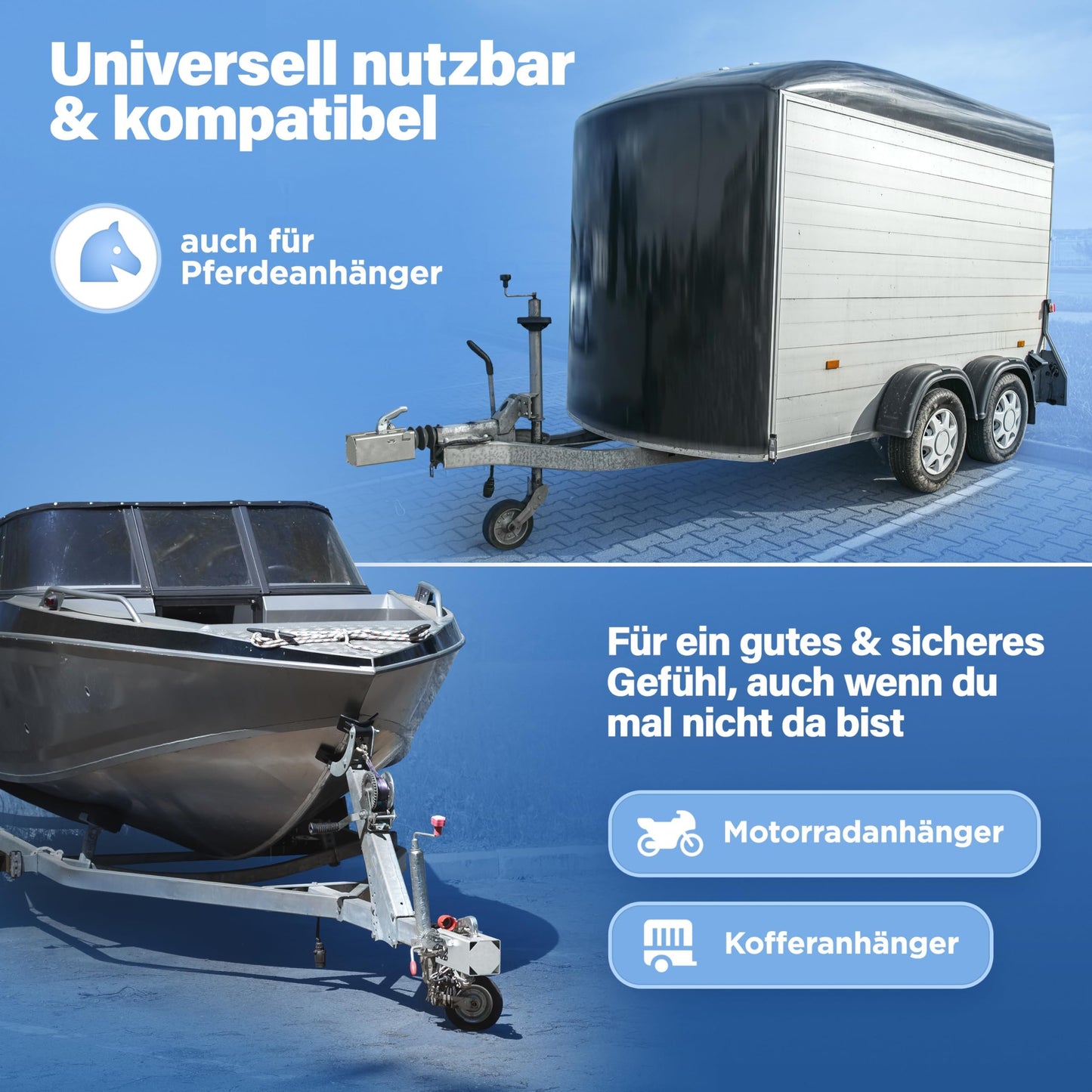 Deagle® trailer lock: Optimal protection when uncoupled in any weather conditions