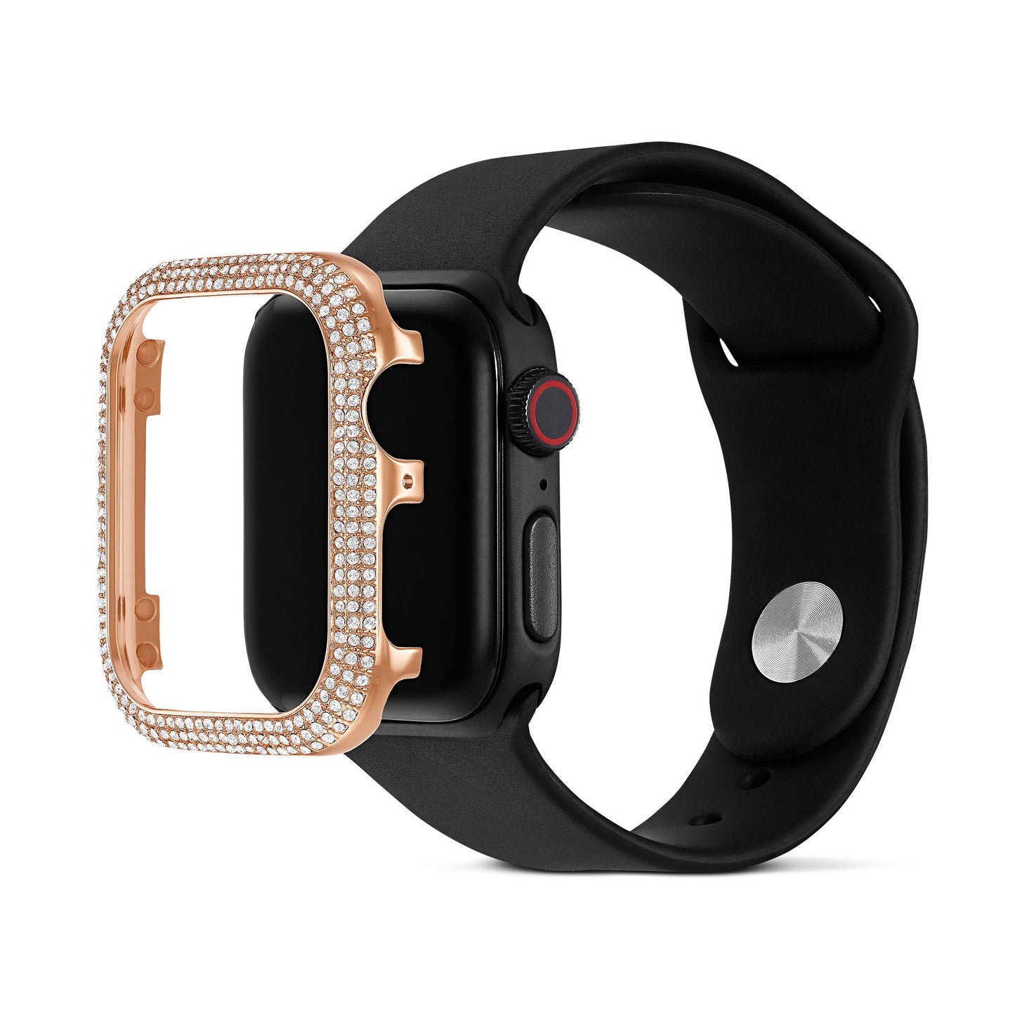 Swarovski Sparkling Gehäuserahmen für Apple Watch® (40mm) in Roségoldfarben