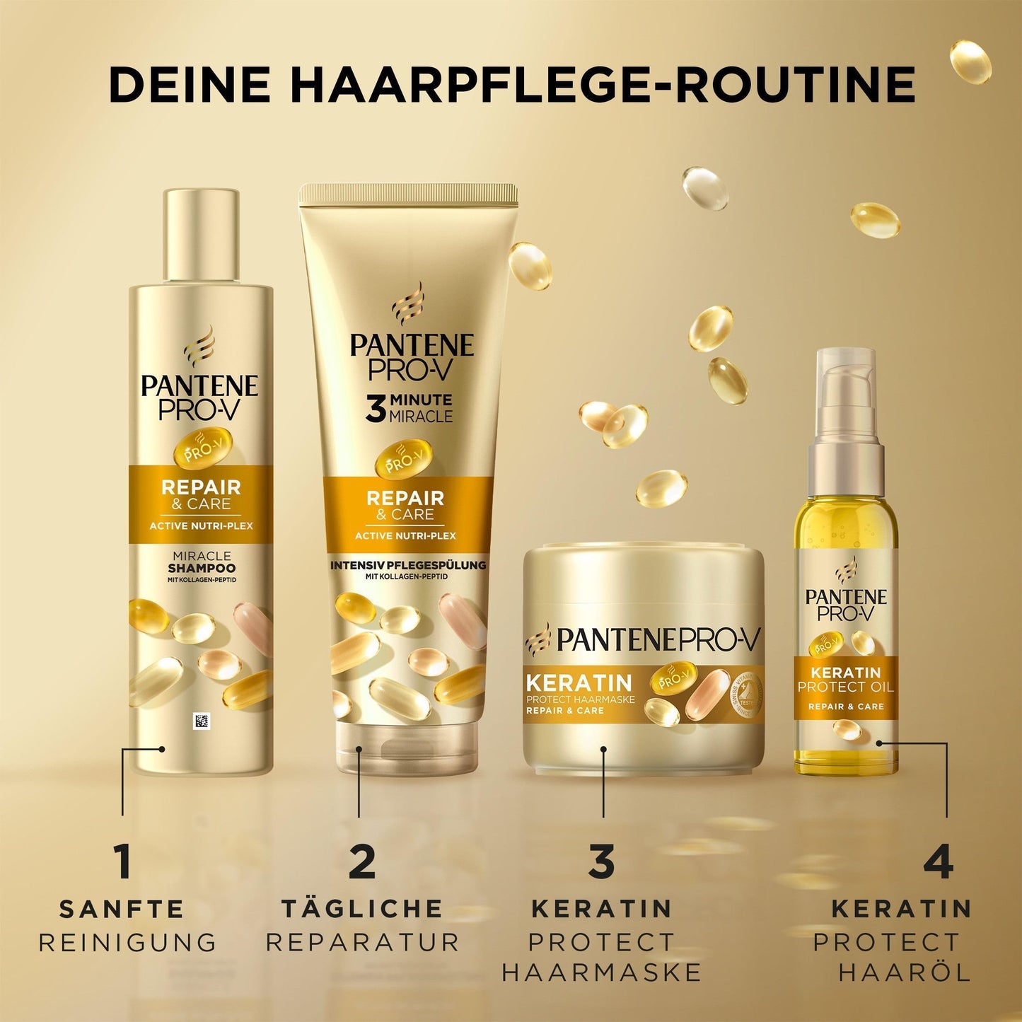 Pantene Pro-V Repair &amp; Care Shampoo (1000ml) with pump dispenser | Silicone-free