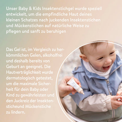 Mabyen Baby &amp; Kids Summer Protection Set (2-piece): Sunscreen SPF 50 + Insect Bite Gel | From birth, Vegan