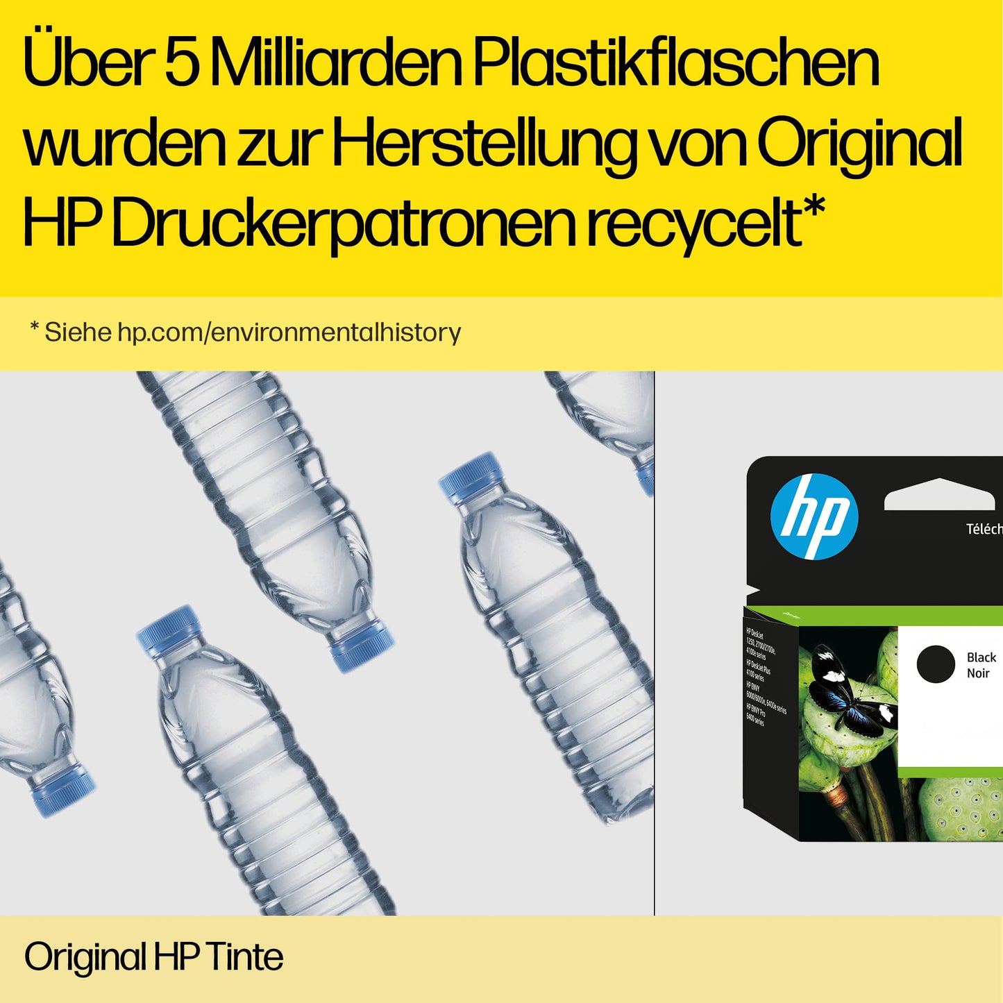 HP 305XL Schwarz - Original Tintenpatrone mit hoher Reichweite für HP DeskJet & ENVY Drucker
