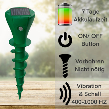 EdenGardens® 'MOLE Repeller' (2-pack) Mole repeller WITHOUT carbide
