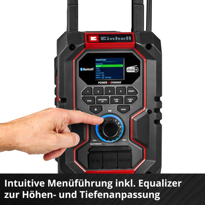 Einhell Akku-Baustellenradio (TE-CR 18) Li DAB+/FM/BT - Solo Power X-Change ohne Akku