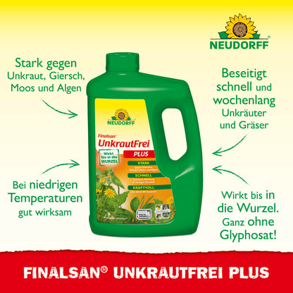 Neudorff Finalsan UnkrautFrei Plus Concentrate (2L) that works right down to the roots