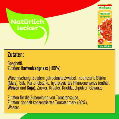 MIRACOLI™ 5 Portionen Spaghetti Klassiker (18er Packung je 610,4g)