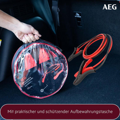 AEG (97203) Jump start cable SK 16 "Alu-Tec" for 12 Volt and 24 Volt in storage bag