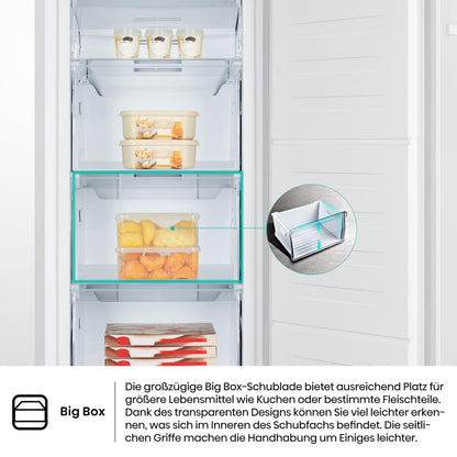 Hisense (FV191N4AW2) Gefrierschrank - TotalNoFrost - Türalarm - Multiflow 360° | 205kWh