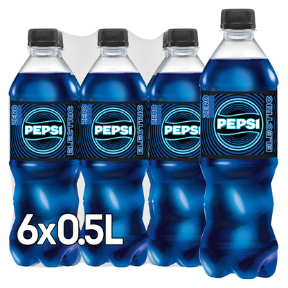 Pepsi Electric Blue - Zero Zucker (6x 0.5l) | Das neue Limited Edition von Pepsi