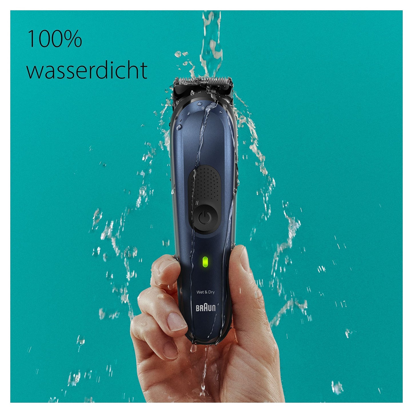 BRAUN (MGK7410) All-In-One Beard Care Body Groomer Set with Nose Hair Trimmer: Waterproof