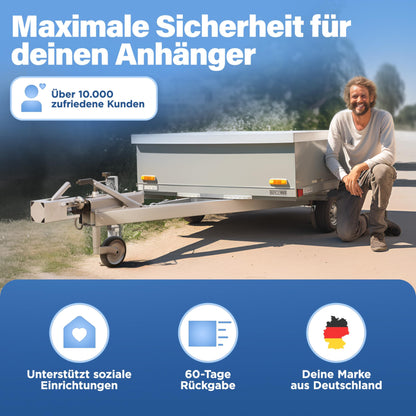 Deagle® trailer lock: Optimal protection when uncoupled in any weather conditions