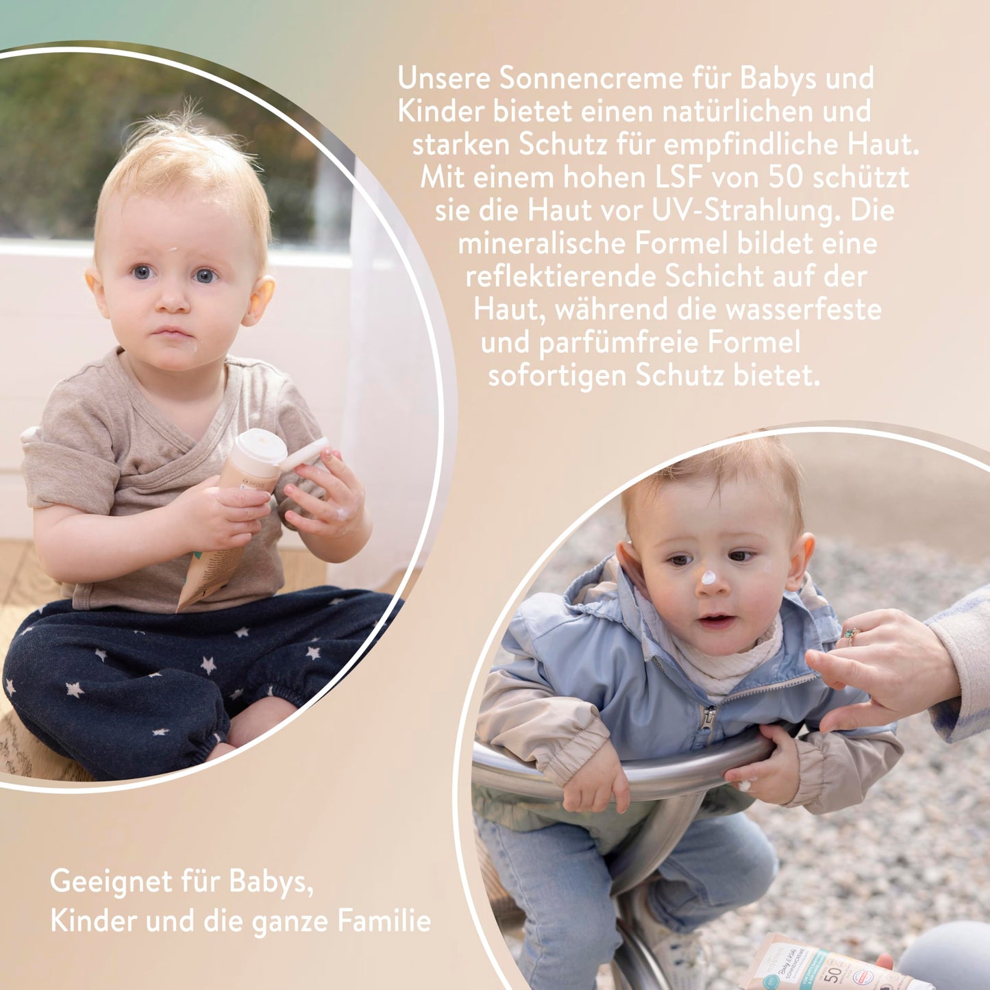 Mabyen Baby &amp; Kids Summer Protection Set (2-piece): Sunscreen SPF 50 + Insect Bite Gel | From birth, Vegan