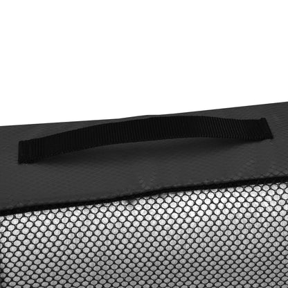 Amazon Basics Packwürfel Set für Koffer, Reise Organizer, Reißverschluss, 4 Stück, 1er-Pack, Mittelgroß, Schwarz