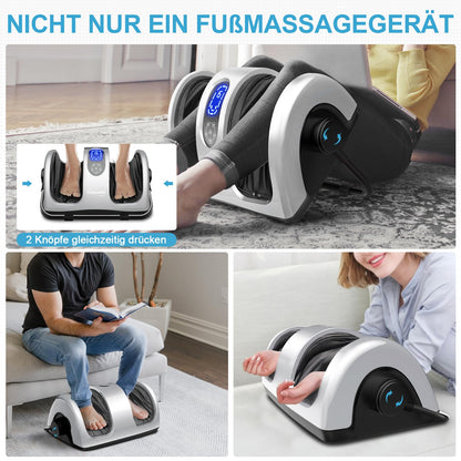 Shiatsu Fuß- und Handmassagegerät mit Wärme: für Plantarfasziitis, Tiefenmassage