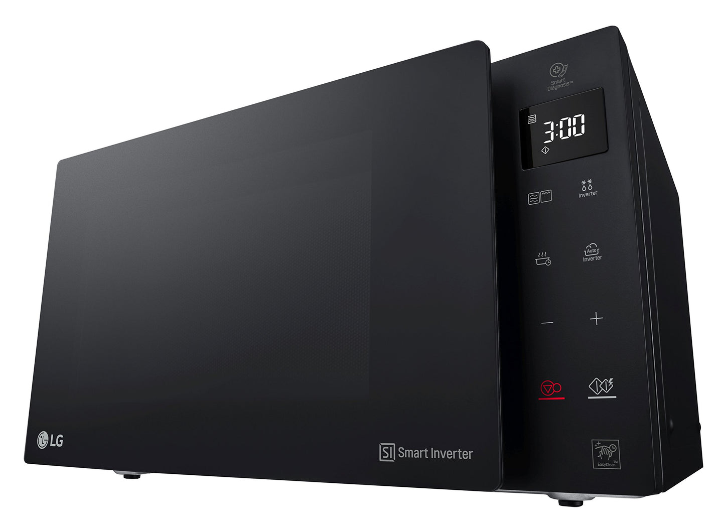 LG MH6535GIS Mikrowelle mit Grill (1000W): 25 Liter, Smart Inverter, EasyClean, NeoChef