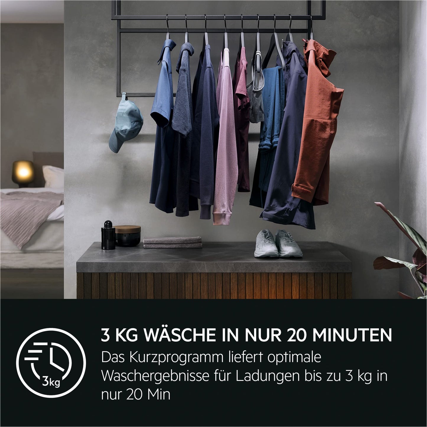 AEG Serie 6000 mit ProSense® (L6AMZ49FL) Waschmaschine (9kg): Leise, Mengenautomatik