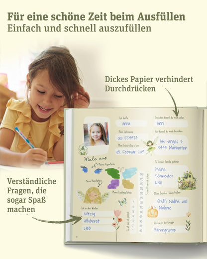 Meine zauberhaften Kindergartenfreunde: Das Freundebuch für Kita-Kinder
