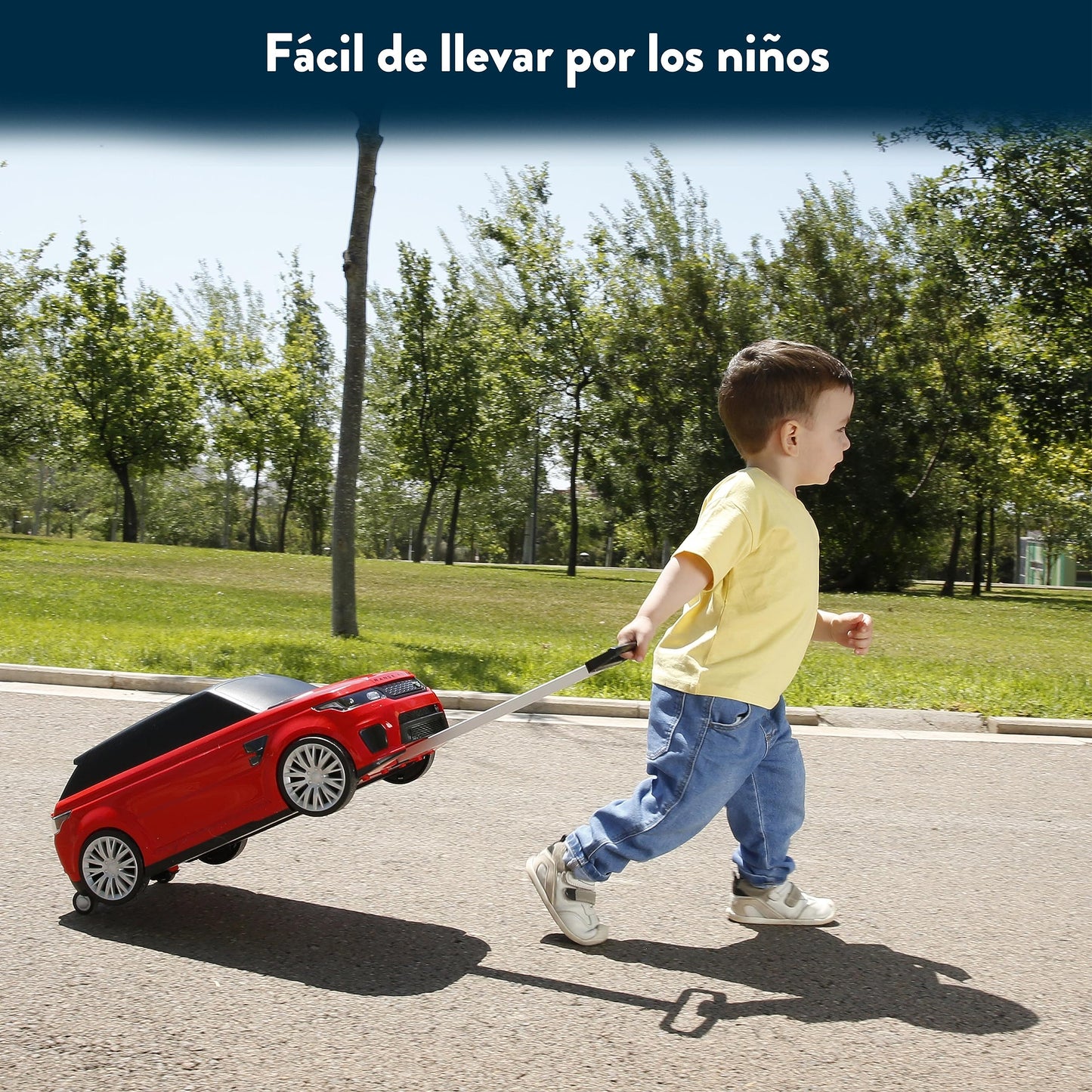 FEBER 2-in-1 'Range Rover' children's suitcase for travel and stroller: from 2 to 6 years