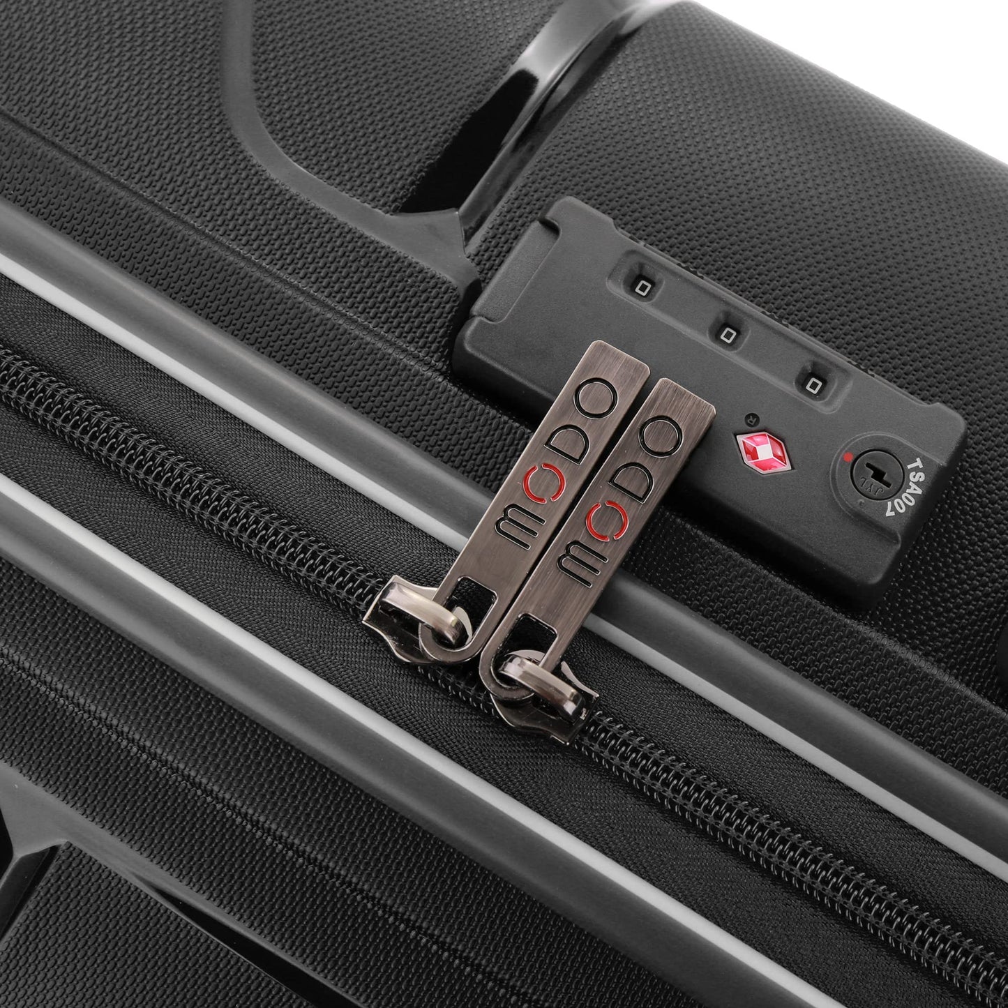 MODO BY RONCATO 'Starlight 2.0' Hartschalen Reisekoffer-Set (3-teilig): TSA Schloss, Schwarz