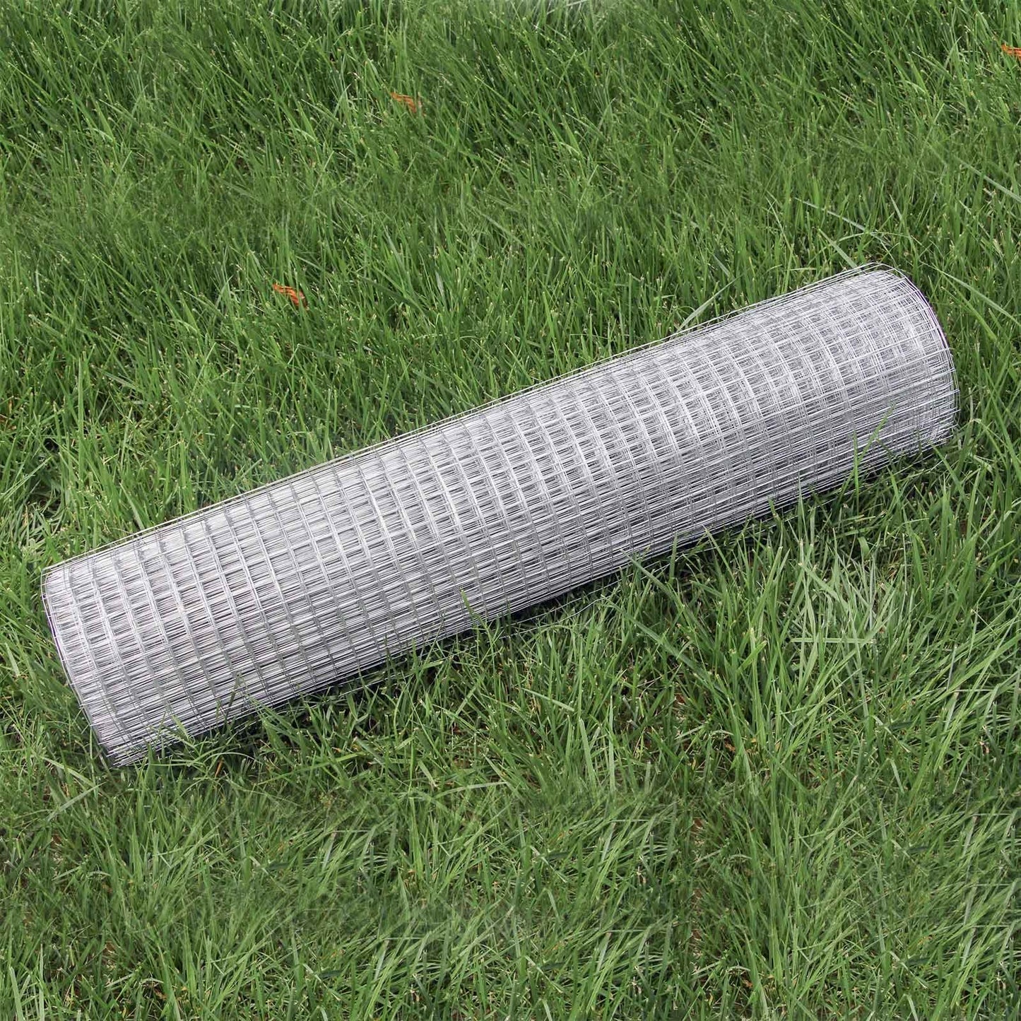 WILTEC Maschendrahtzaun mit 19x19mm Drahtstärke: (1m x 10m x 0,75mm): Volierendraht 4-Eck aus Stahl verzinkt