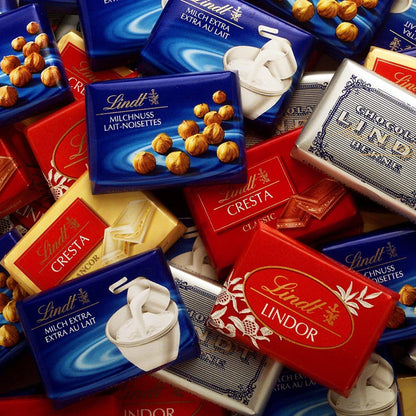Lindt Chocolate Swiss Napolitains (1 kg): Milk chocolate mini bars