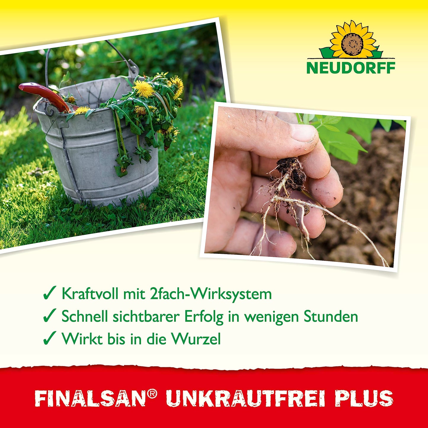 Neudorff Finalsan UnkrautFrei Plus Concentrate (2L) that works right down to the roots