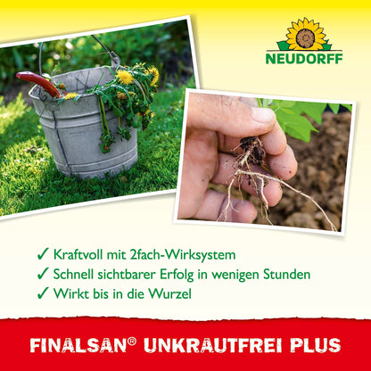 Neudorff Finalsan UnkrautFrei Plus Concentrate (2L) that works right down to the roots