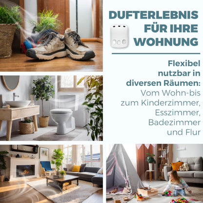 Fresh & More 3Volution Duftstecker - Nachfüller 6er MIX-Paket (6x20ml) bis zu 60 Tage Frische