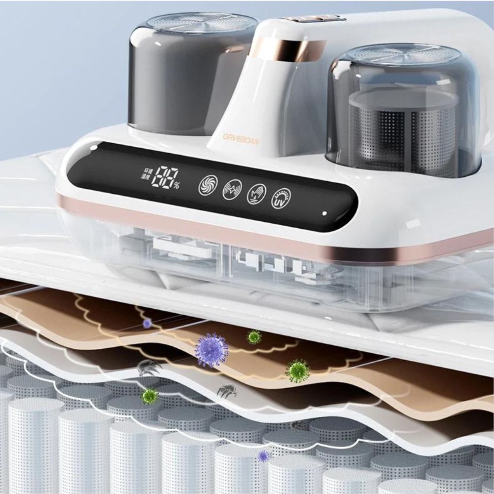 Wireless UV-Sterilisator & Staubsauger: Intelligenter Milbenentferner 3