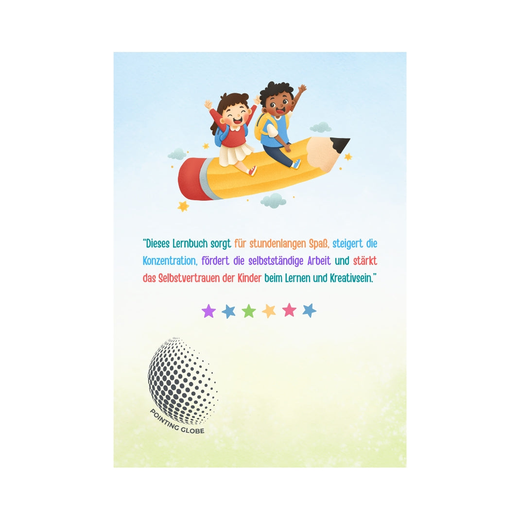 KREATIVITÄT & AKTIVITÄTEN FÜR KINDER: Lernbuch für Kids von 4-12 Jahren: Feinmotorik, Logik und Sprache