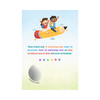 KREATIVITÄT & AKTIVITÄTEN FÜR KINDER: Lernbuch für Kids von 4-12 Jahren: Feinmotorik, Logik und Sprache