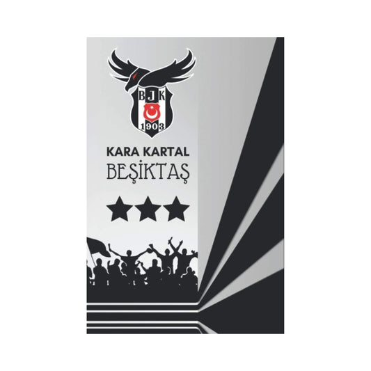 KARA KARTAL - BEŞİKTAŞ | FAN Notiz- und Tagebuch: 120 Seiten - DINA5 - Liniert